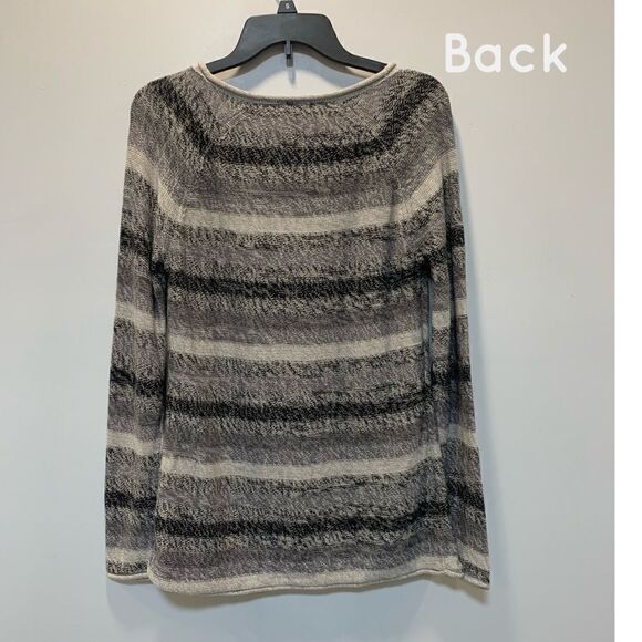 $5 add on item,Eddie Bauer Long sleeve cotton striped sweater - Picture 5 of 15